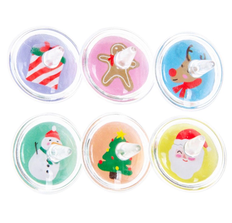 Χριστουγεννιάτικη σβούρα display/12 τεμ. 3.5εκ.