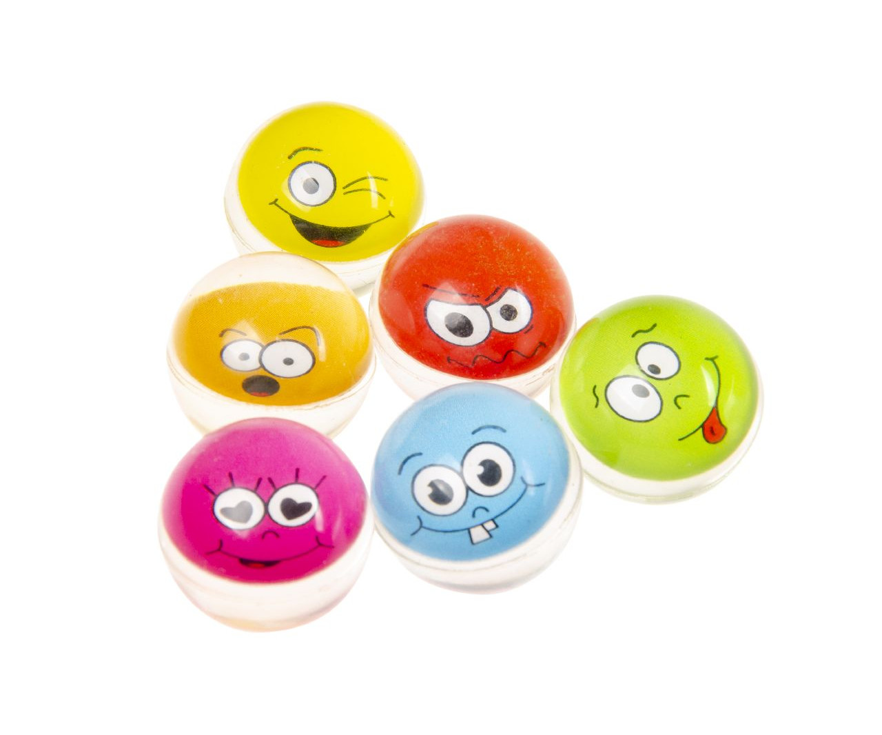 Μπάλα που αναπηδά emoji σε διάφορα σχέδια 32mm