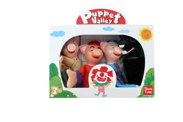 Μαριονέτες σετ 4 τεμ. (3 Γουρουνάκια)