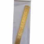 Χάρακας 15cm από ανοξείδωτο ατσάλι 16.5x1.7x0.15cm