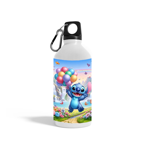 Μπουκάλι με μαύρο καπάκι φιγούρα S μπαλόνια