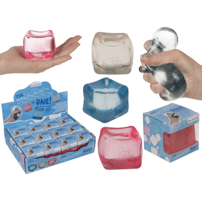 Παγάκι Anti stress, 5,5 cm, 3 χρώματα, σε συσκευασία δώρου, 12/display