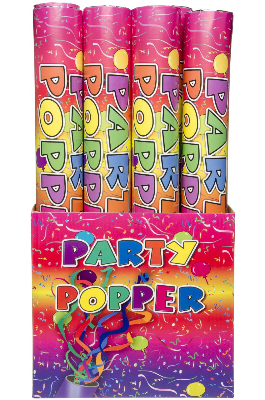 PARTY POPPER 80CM BOX 12 ΤΕΜ 80CM