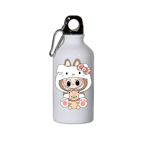 Μπουκάλι με μαύρο καπάκι 600ml Λα Τερας 9